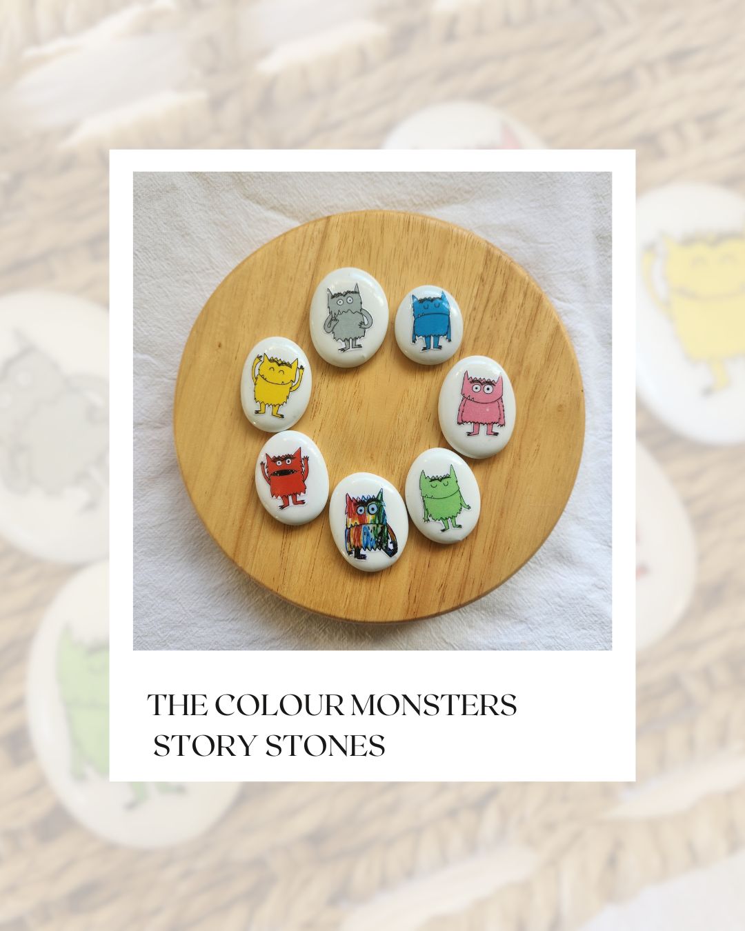 The Colour Monster Story Stones