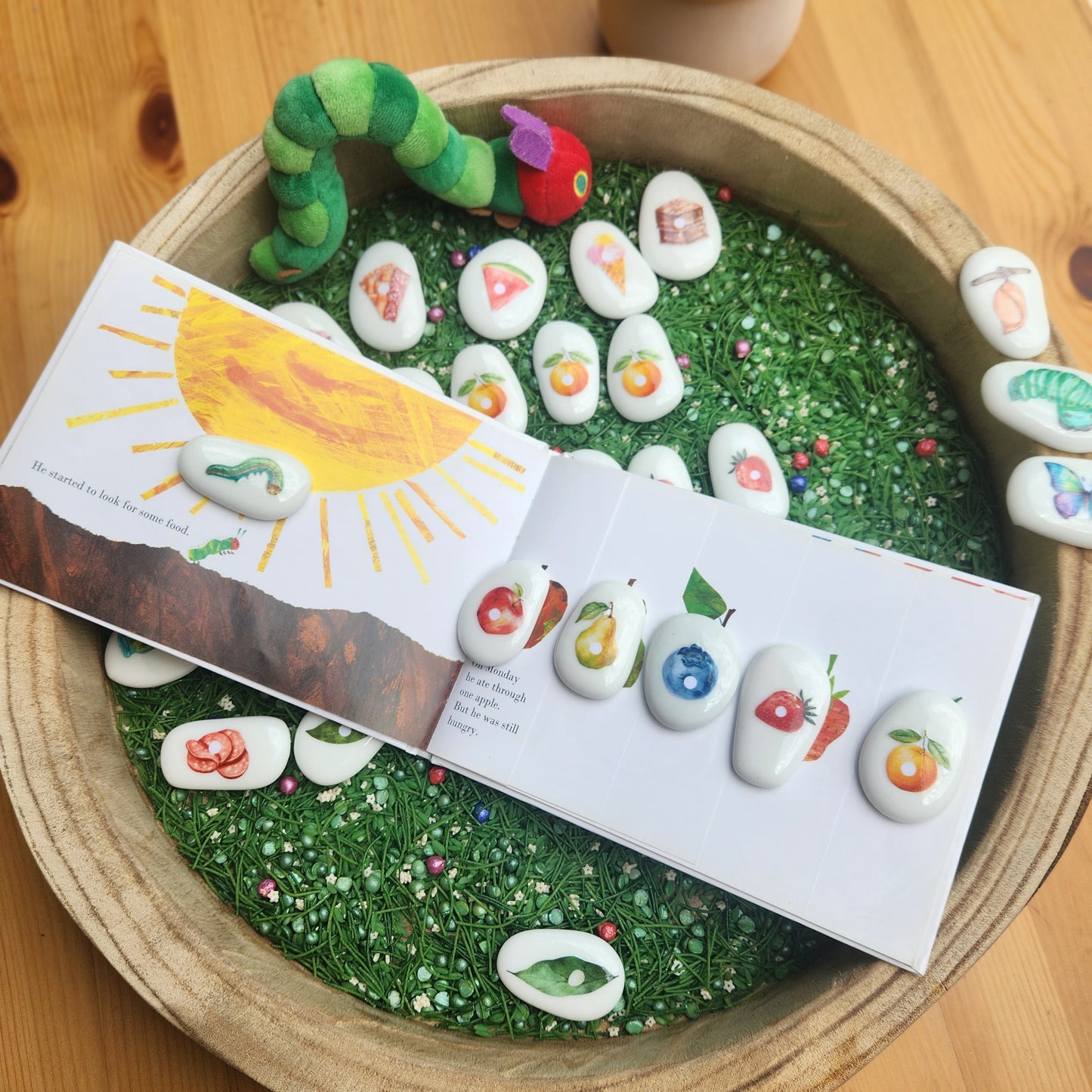 The Very Hungry Caterpillar Story Stones