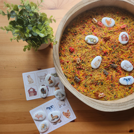 Down on the Farm Stones Set