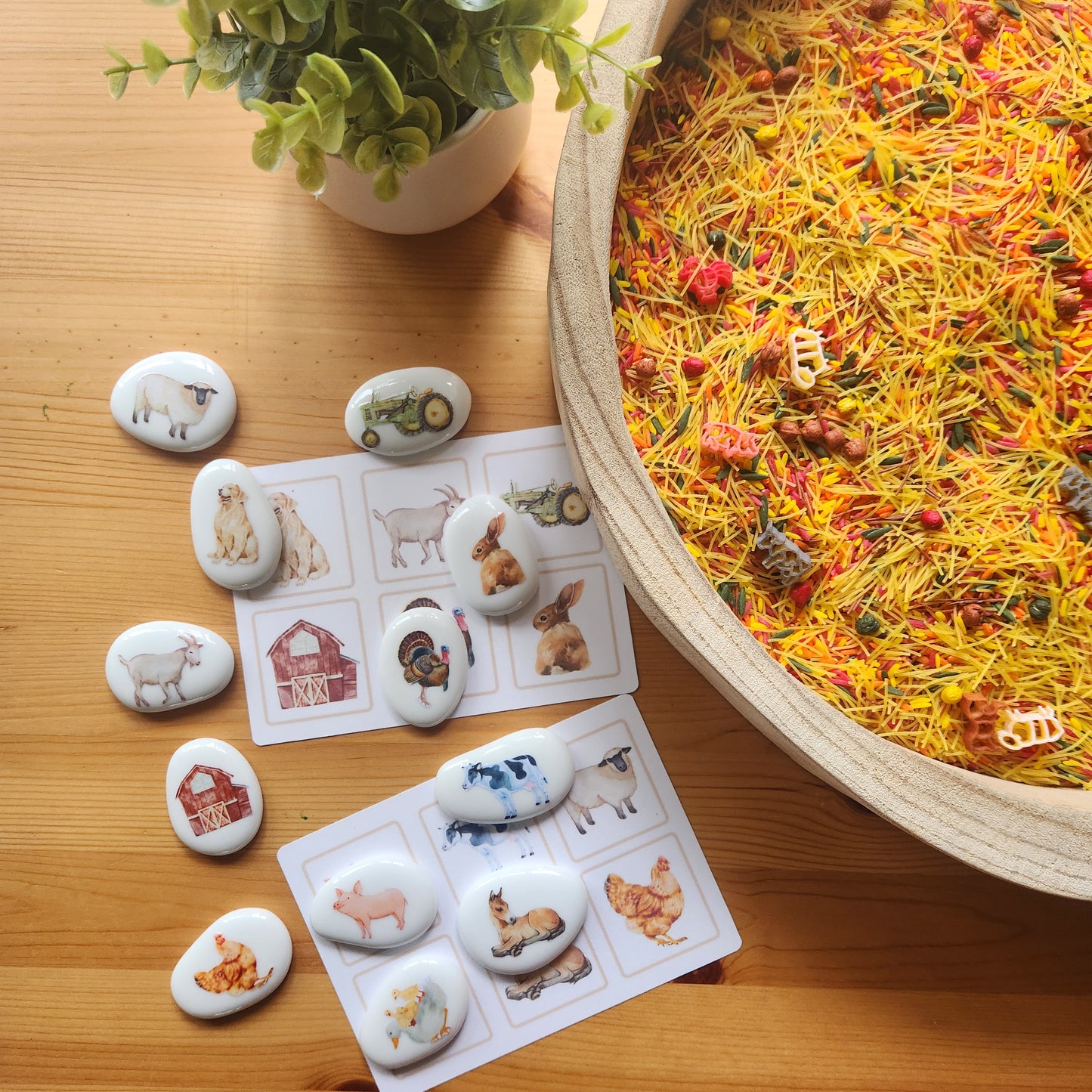 Down on the Farm Stones Set